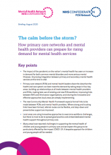 The calm before the storm? How primary care networks and mental health providers can prepare for rising demand for mental health services